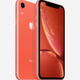 The iPhone Xr in coral.